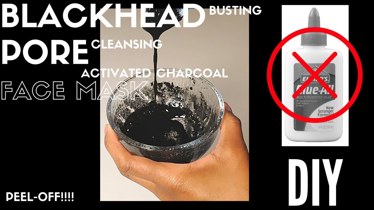 DIY Face Mask With Glue
 GET OUT OF MY FACE Make DIY Activated Charcoal Peel