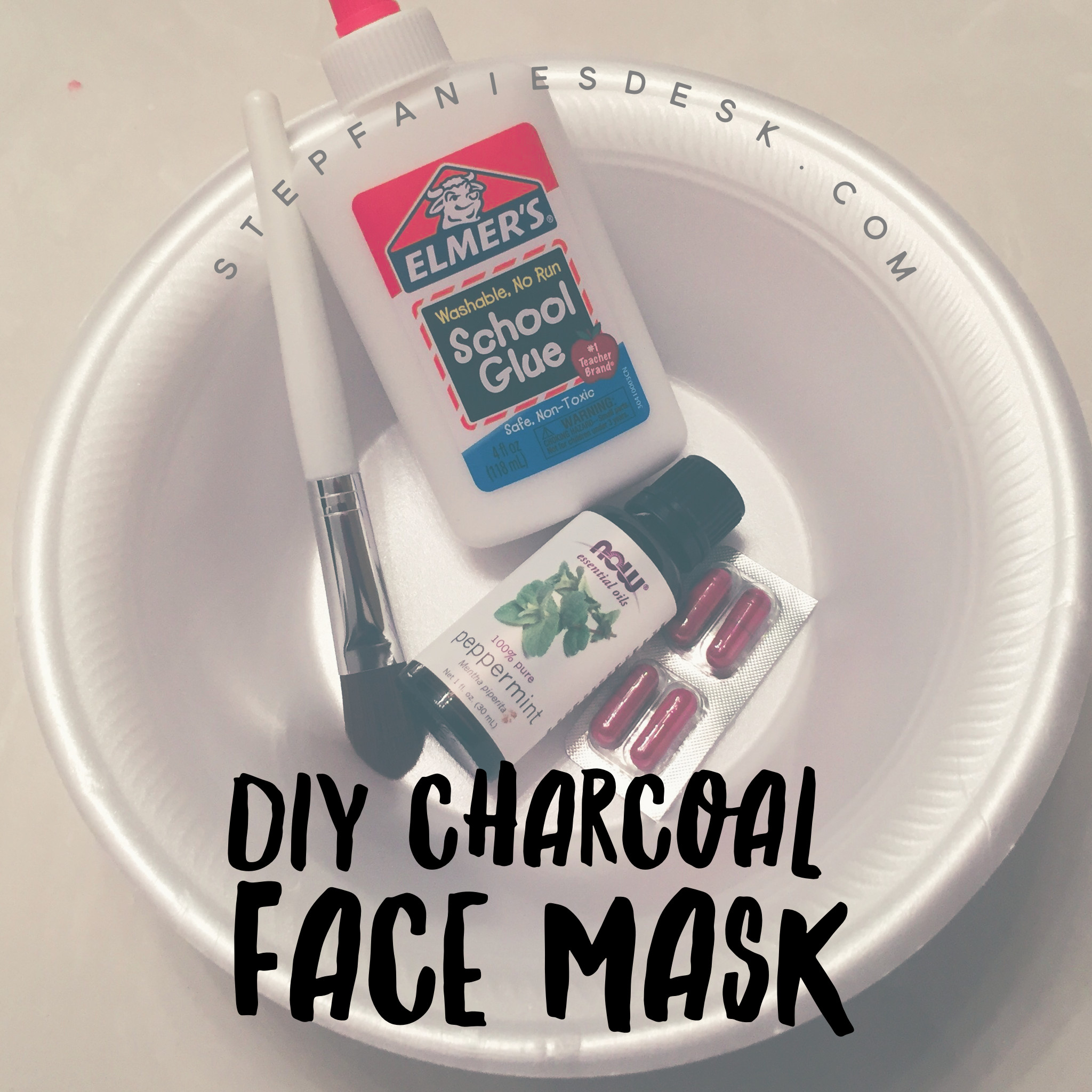 DIY Face Mask With Glue
 DIY Charcoal Face Mask