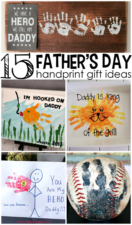 DIY Father'S Day Gifts From Kids
 Father s Day Handprint Gift Ideas from Kids