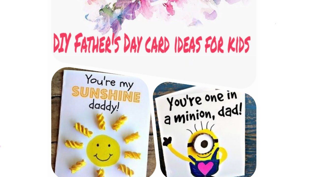 Diy Father'S Day Gifts From Kids
 Ten easy n cute DIY cards for Father s Day ideas for kids