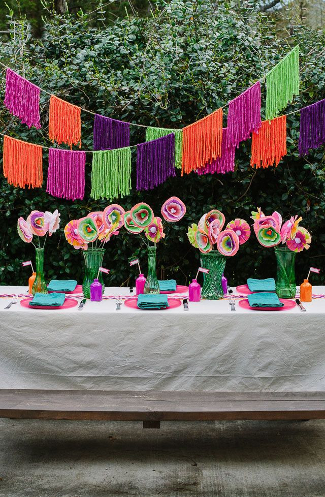 DIY Fiesta Party Decorations
 Host a Backyard Fiesta Party This Summer