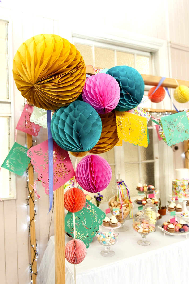 DIY Fiesta Party Decorations
 A Bright & Colorful Summer Party Fiesta Party Ideas