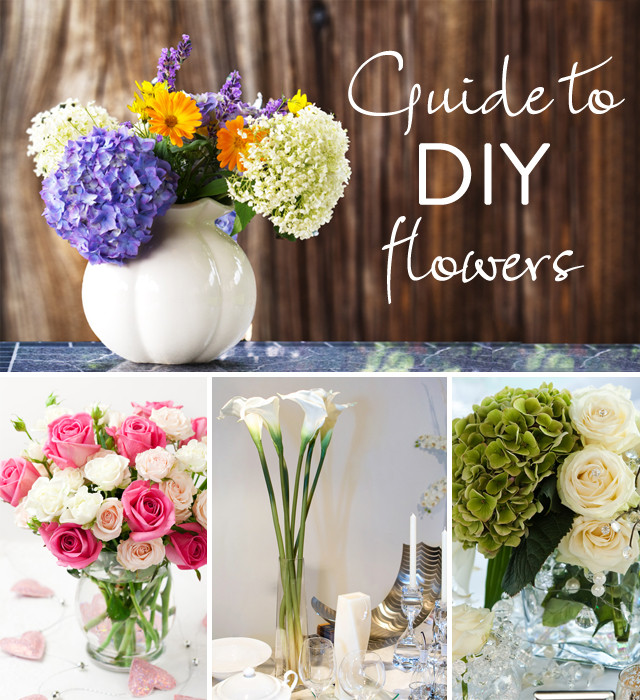 DIY Flower Arrangements For Wedding
 The Guide to DIY Flowers The How Much When to Buy