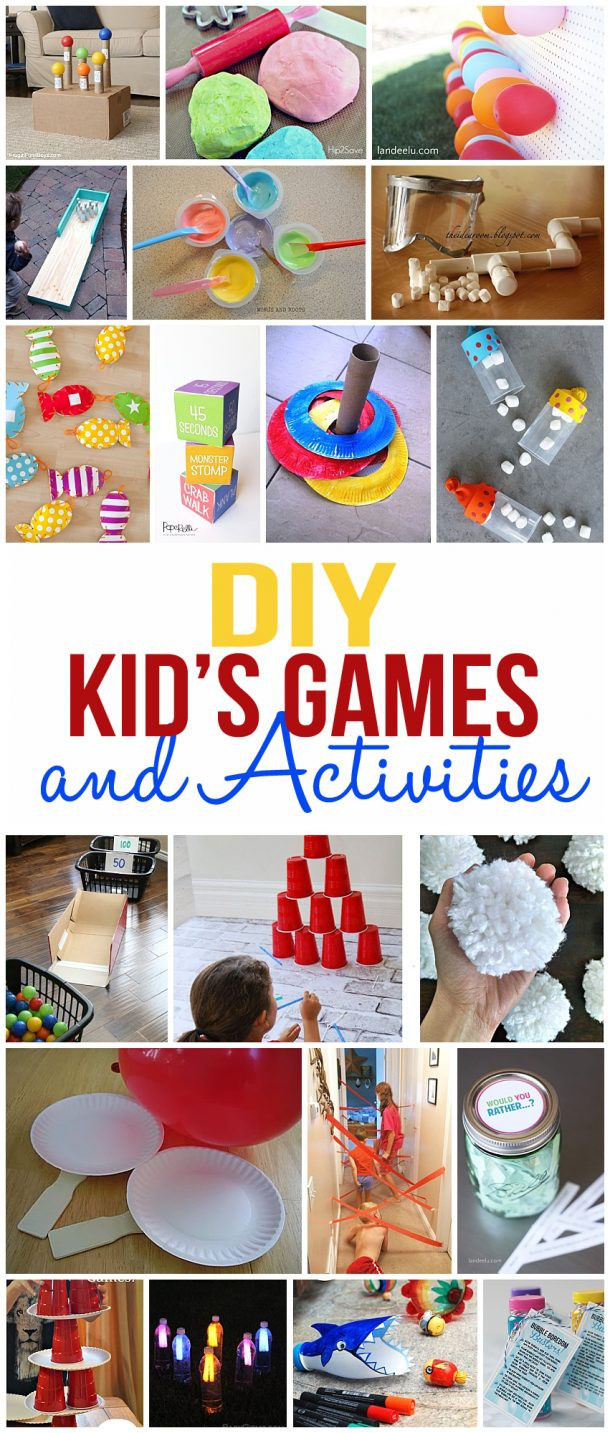 Diy For Children
 DIY Kids Games and Activities for Indoors or Outdoors