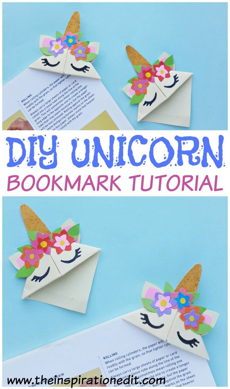 Diy For Children
 Easy DIY Unicorn Bookmark Craft For Kids
