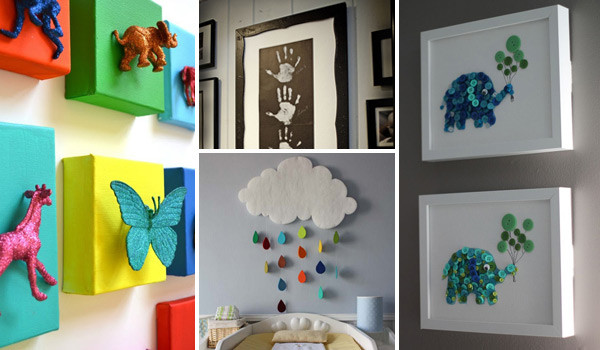 DIY For Kids Rooms
 Top 28 Most Adorable DIY Wall Art Projects For Kids Room