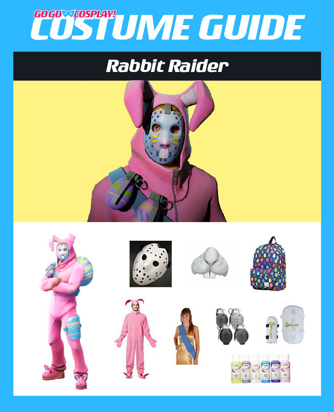 DIY Fortnite Costume
 Rabbit Raider Costume from Fortnite DIY Guide for