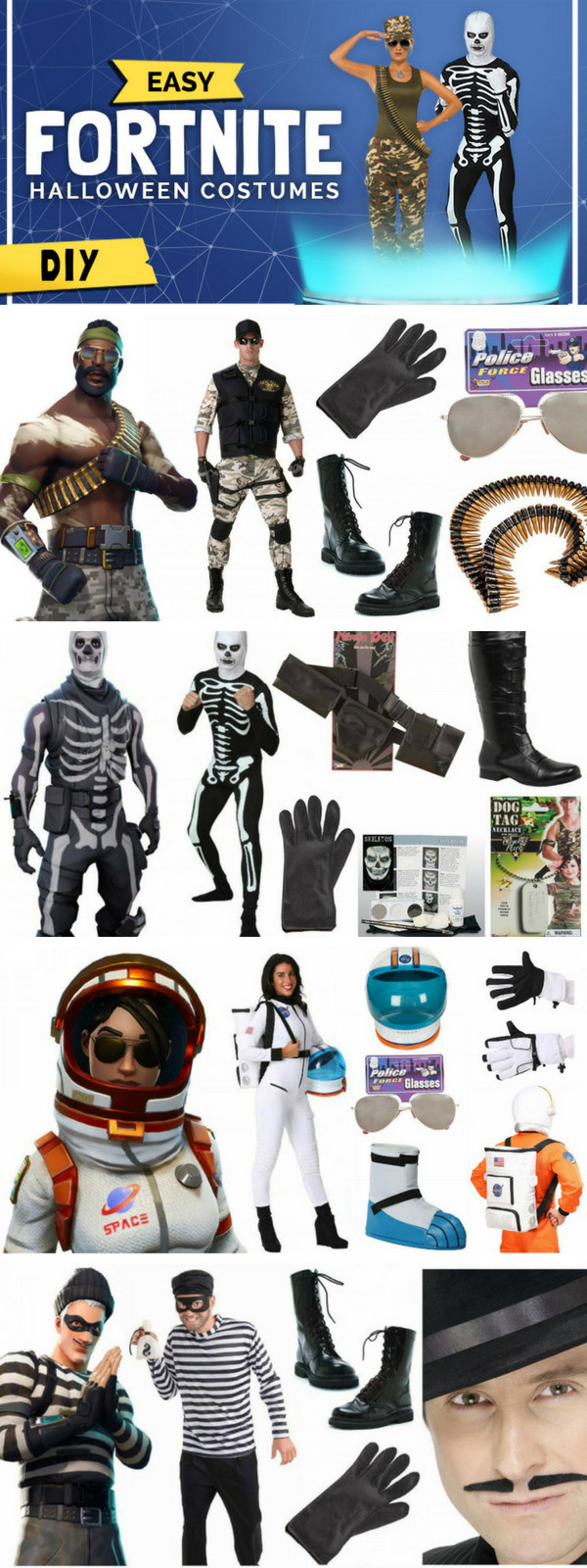 DIY Fortnite Costume
 DIY Easy Fortnite Halloween Costumes