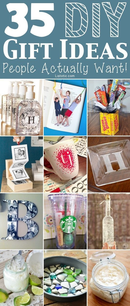 DIY Gifts For Adults
 Some really easy DIY t ideas that anyone can make