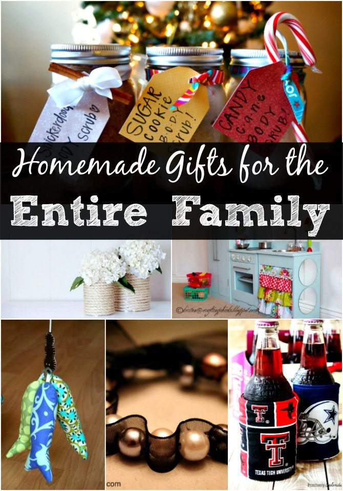 DIY Gifts Ideas For Christmas
 DIY Christmas Gift Ideas for the Entire Family – over 30
