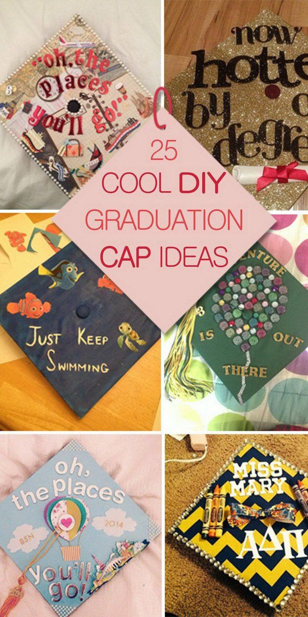 DIY Graduation Cap Decorations
 Cool DIY Graduation Cap Ideas