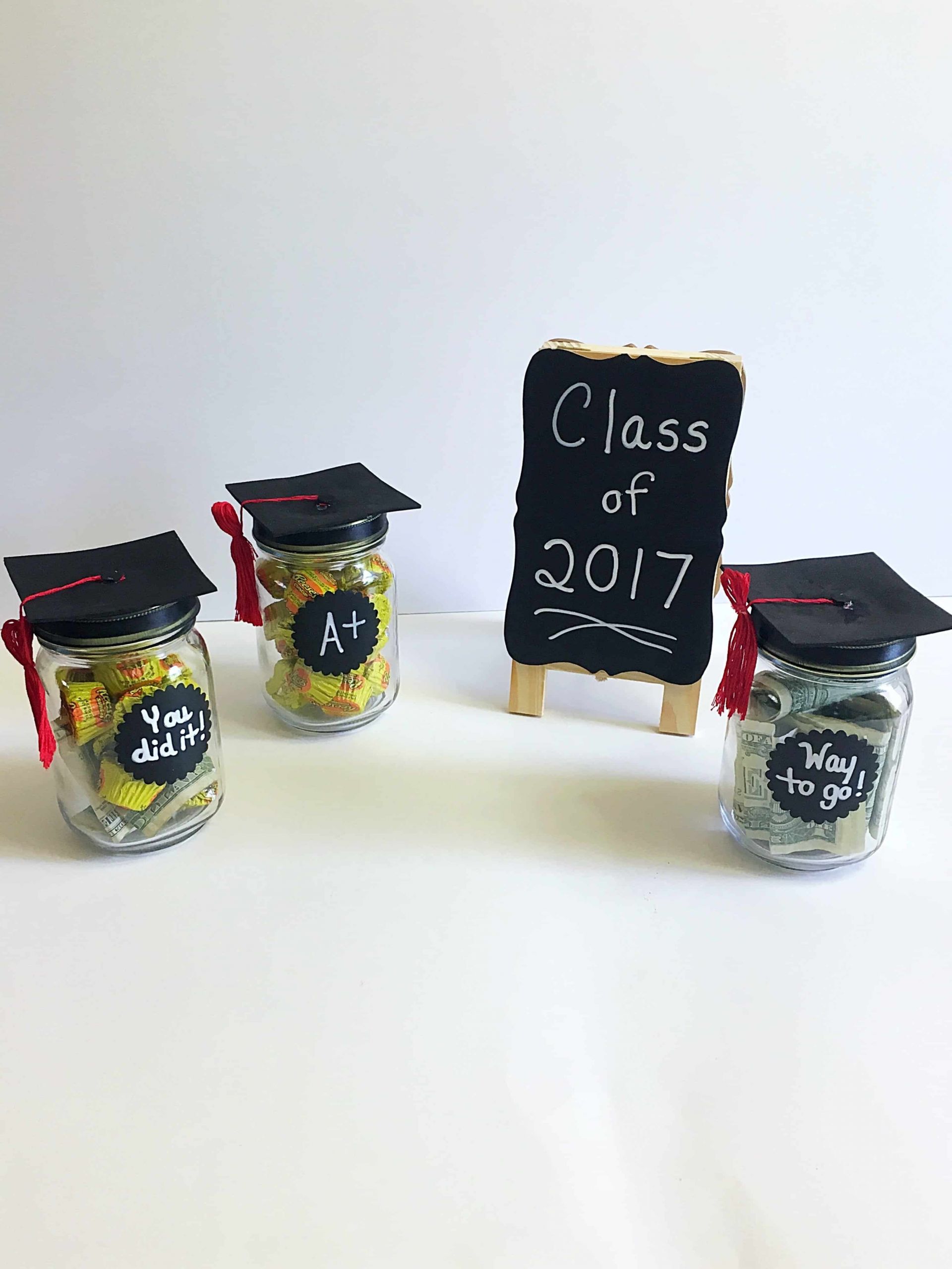 DIY Graduation Gifts For Him
 DIY Adorable Graduation Cap Mason Jars Kindly Unspoken
