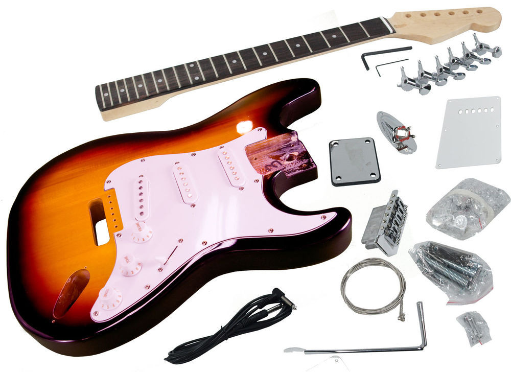 DIY Guitars Kits
 Solo Strat Style DIY Guitar Kit Basswood Body Hard Maple