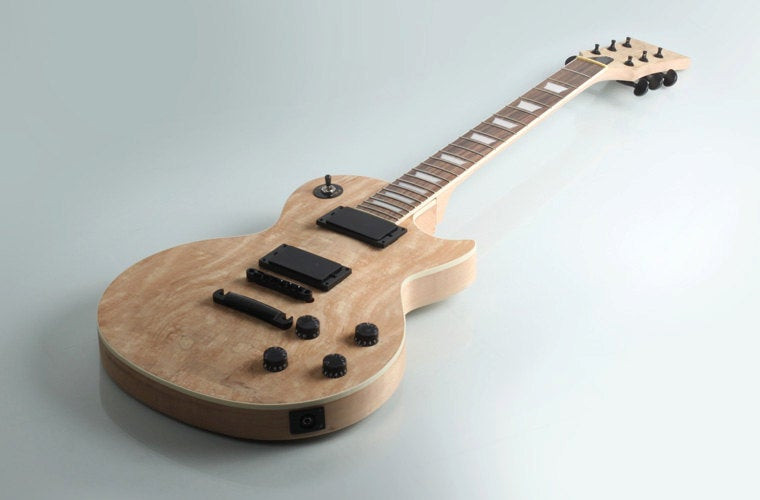 DIY Guitars Kits
 DIY Mahogany Spalted Maple Veneer Set In Electric Guitar Kit