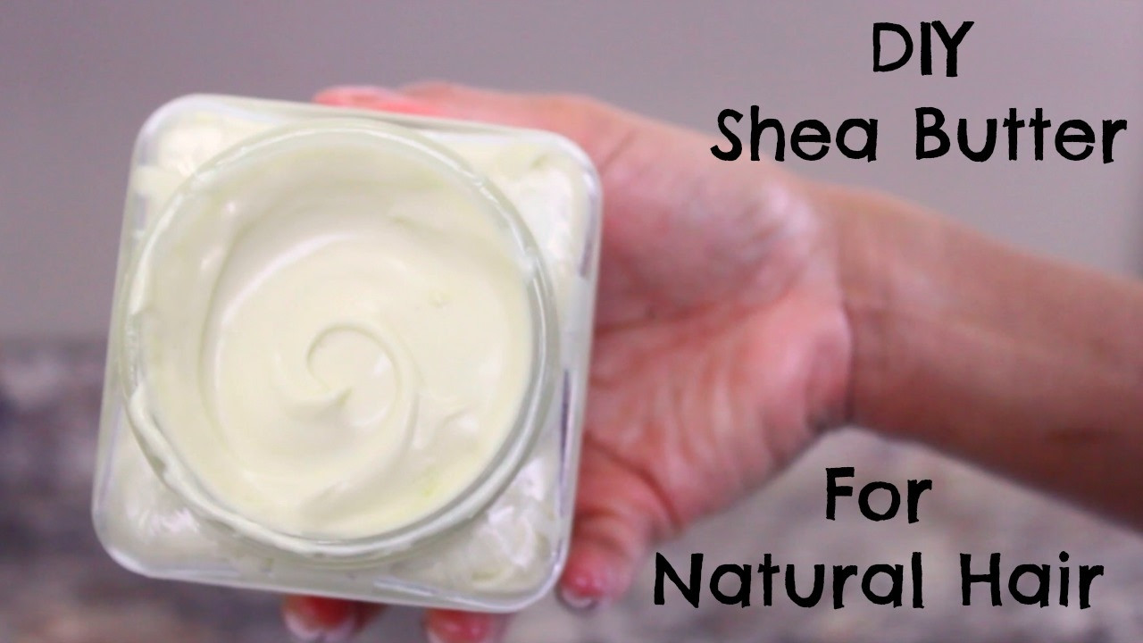 DIY Hair Butter
 DIY Shea Butter Mix for Natural Hair