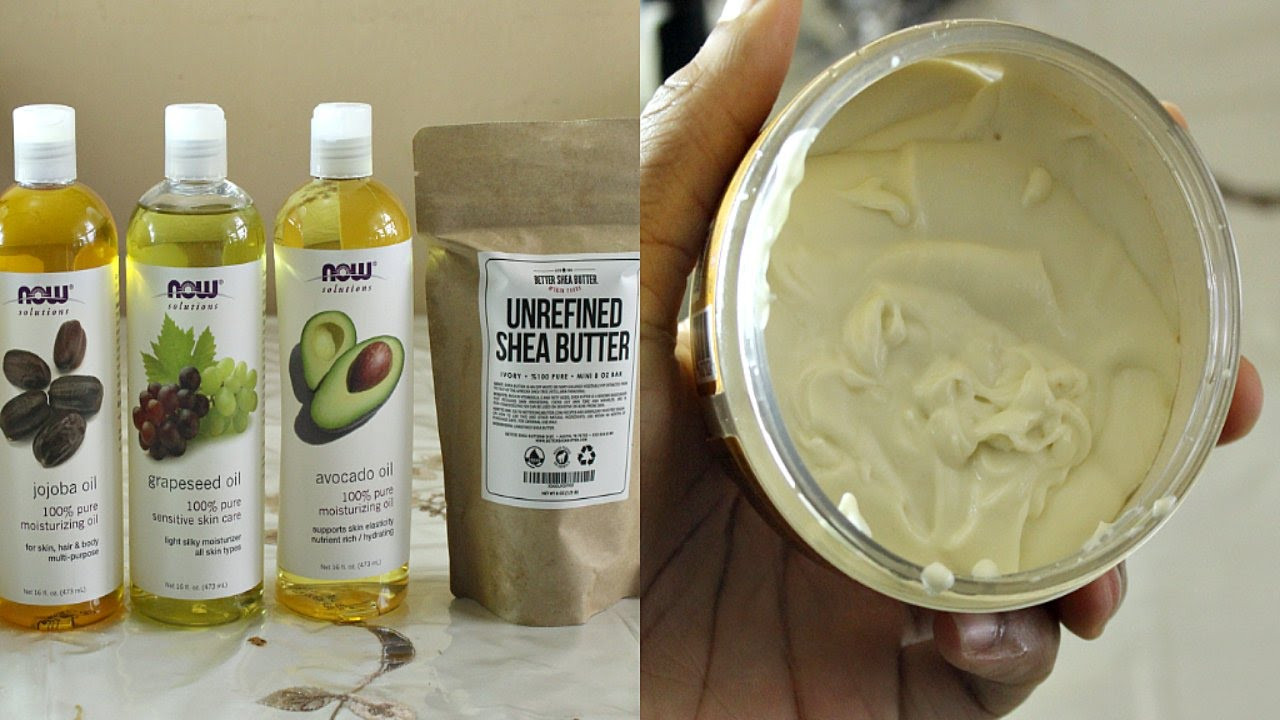 DIY Hair Butter
 DIY Creamy Shea Butter Mix Hair & Body