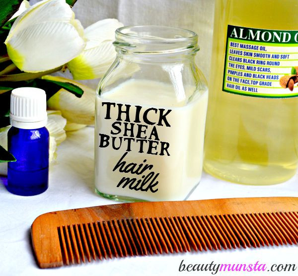 DIY Hair Butter
 Luxurious Homemade Shea Butter Hair Milk Recipe