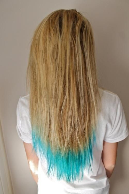 DIY Hair Dye Tips
 Shop for cheap DIY turquoise ombre hair dye for gold long