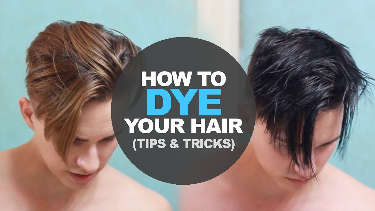 DIY Hair Dye Tips
 How to Dye Men s Hair at home DIY