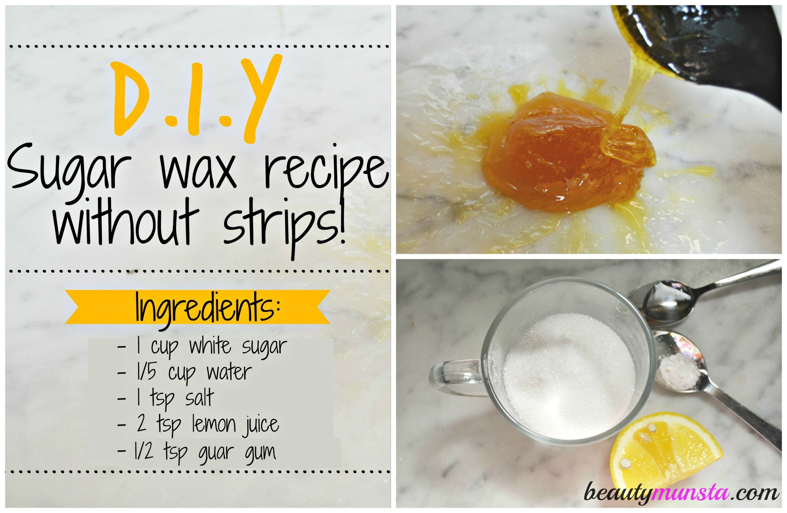 DIY Hair Wax Removal
 DIY Sugar Wax Recipe without Strips beautymunsta