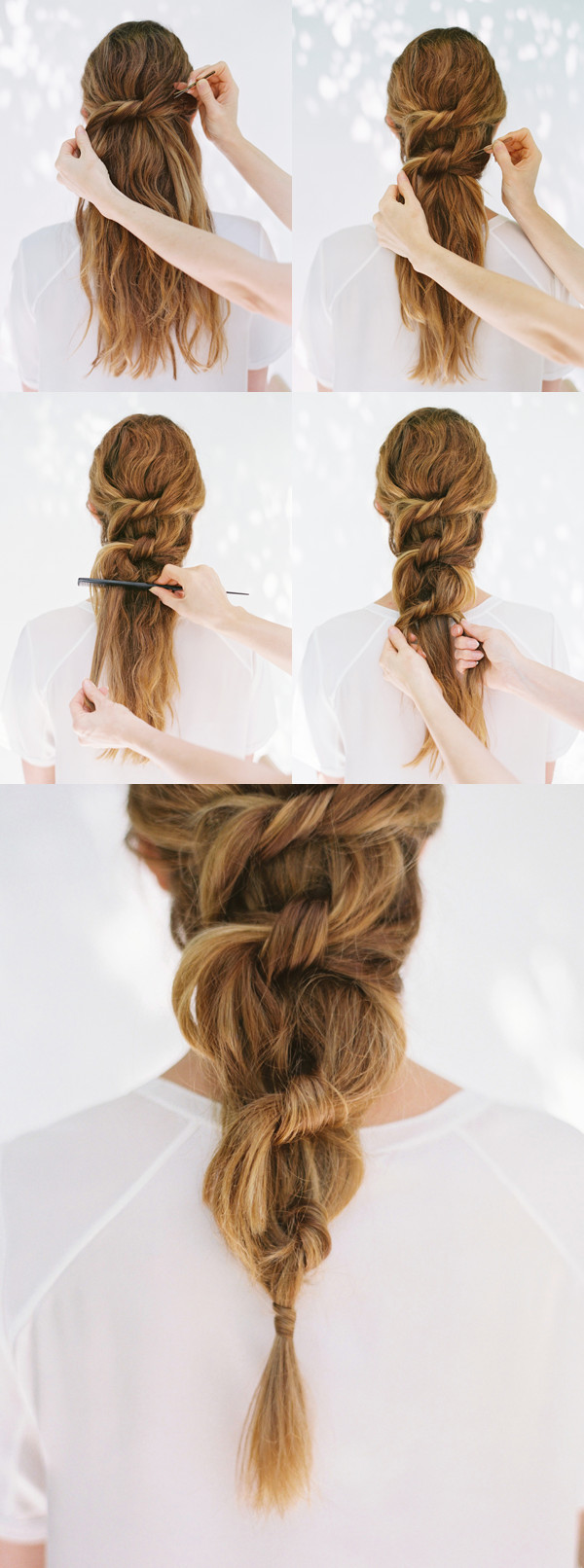 Diy Hairstyles For Long Hair
 DIY Knot Ponytail DIY Weddings