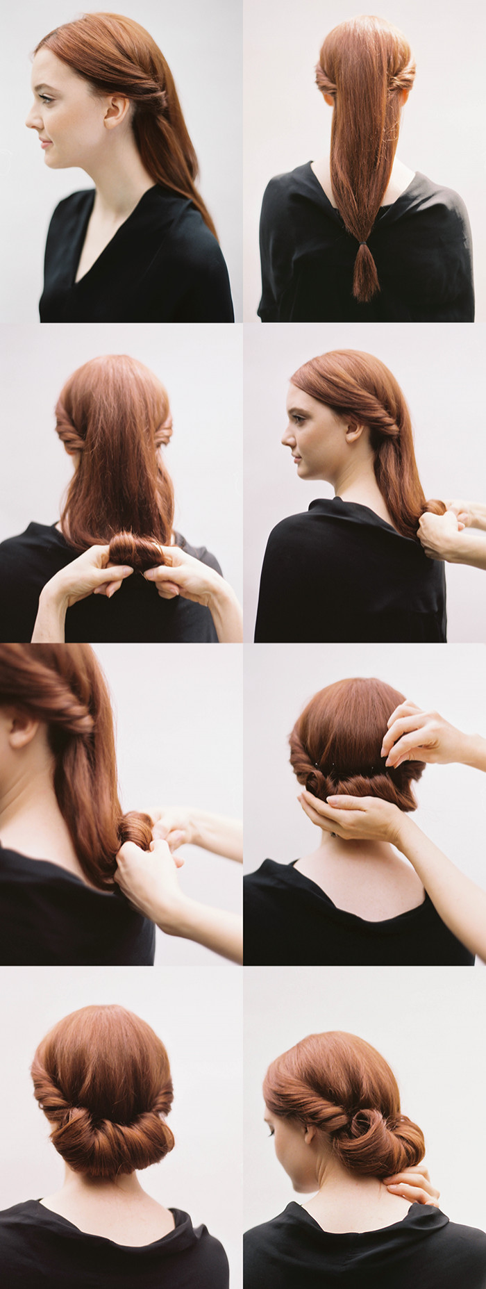 Diy Hairstyles For Long Hair
 DIY Rolled Chignon Hair Tutorial DIY