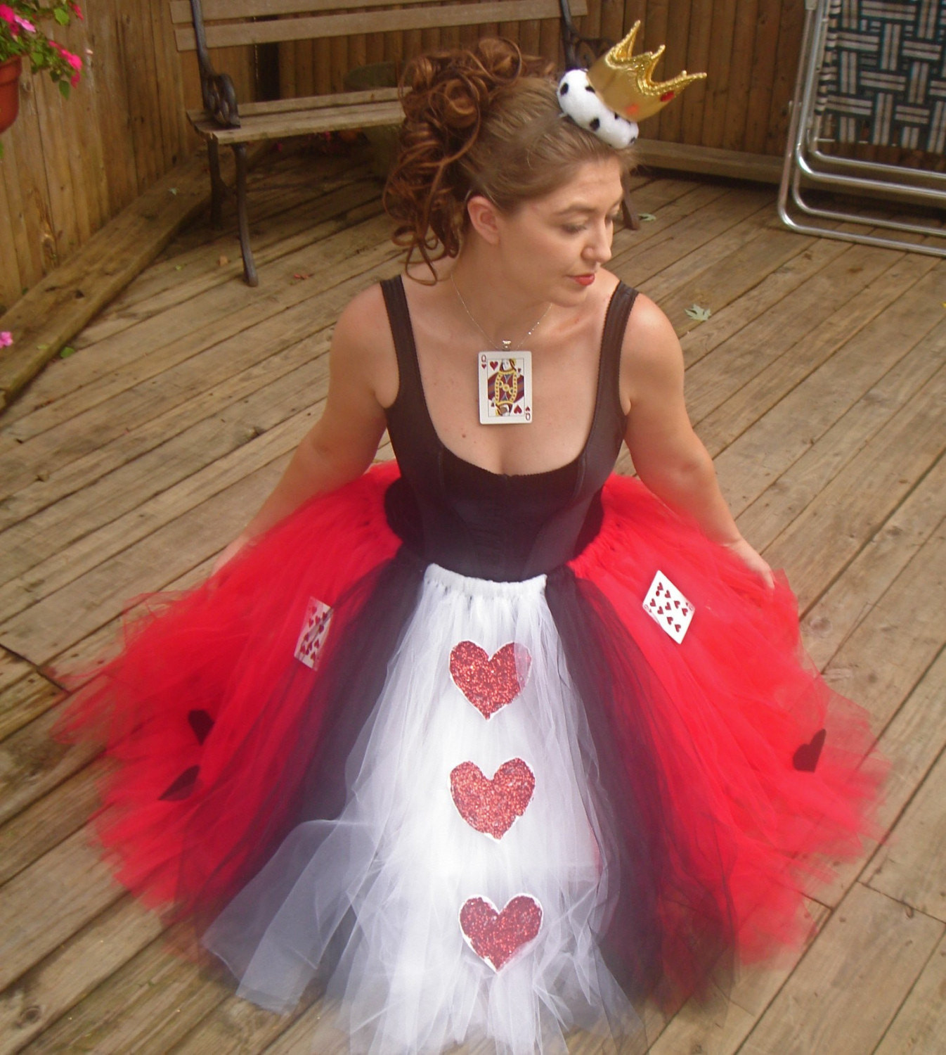 DIY Halloween Adult Costumes
 Queen of Hearts Adult Boutique Tutu Skirt Costume