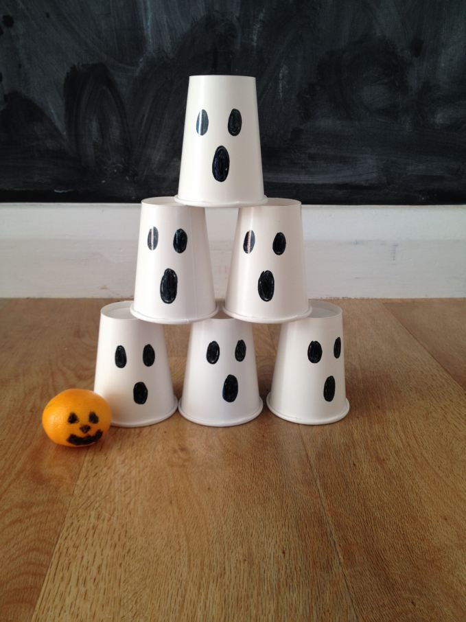 DIY Halloween Games For Kids
 Halloween Ghost Bowling Game The Spirited Puddle Jumper