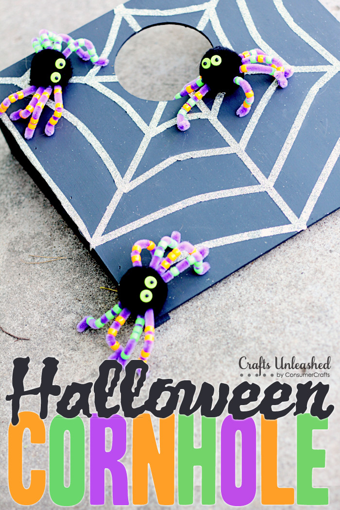 DIY Halloween Games For Kids
 Halloween Game DIY Tabletop Cornhole For Kids
