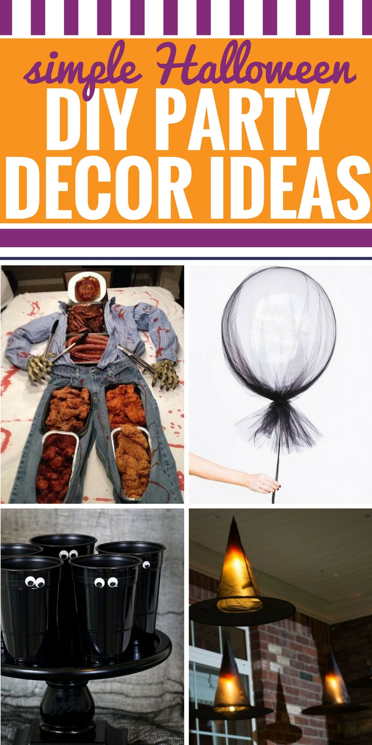 DIY Halloween Party Decorations
 DIY Halloween Party Decor Ideas My Life and Kids