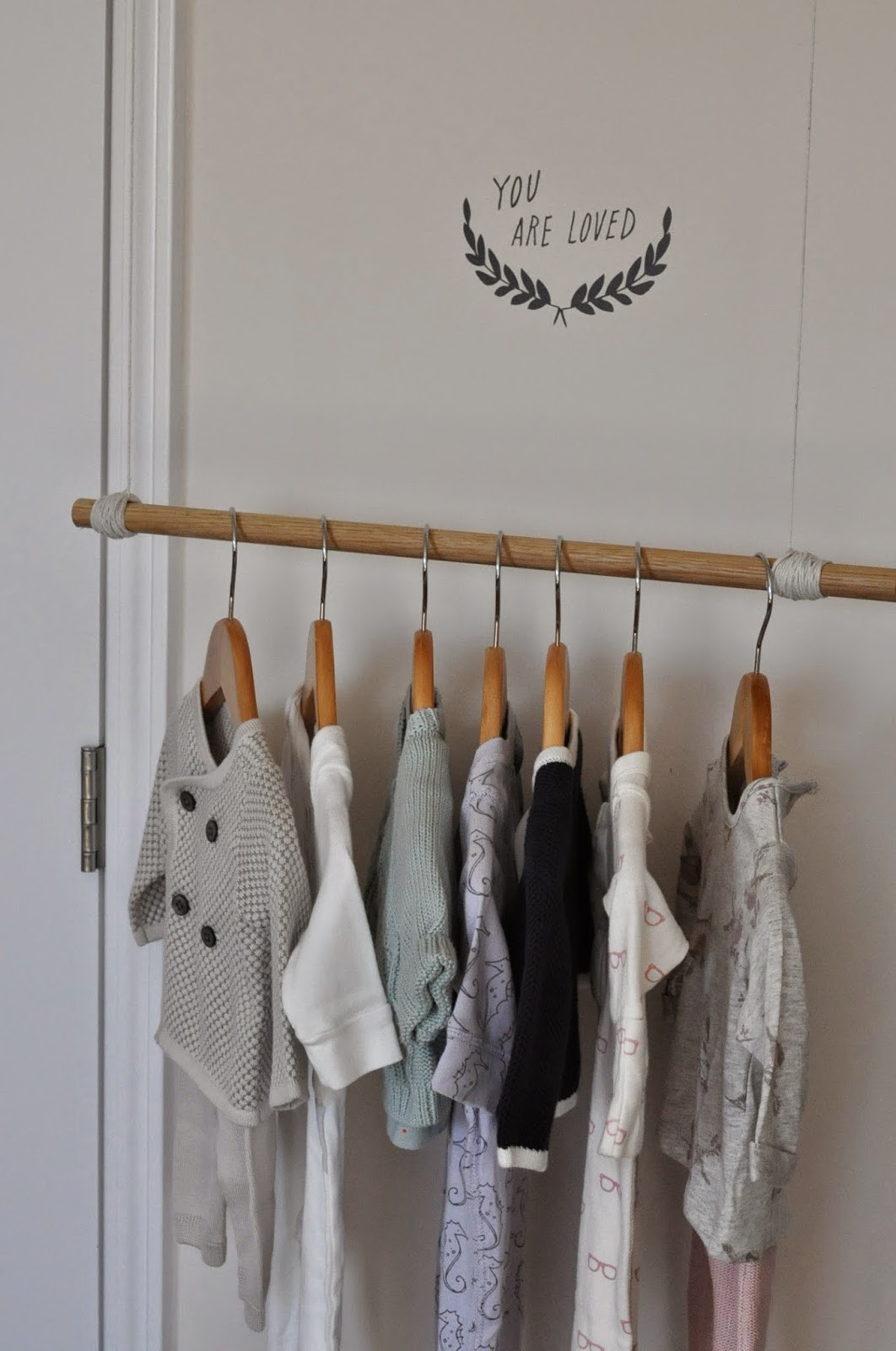 DIY Hanging Clothes Rack
 RestlessOasis DIY Clothing Rack