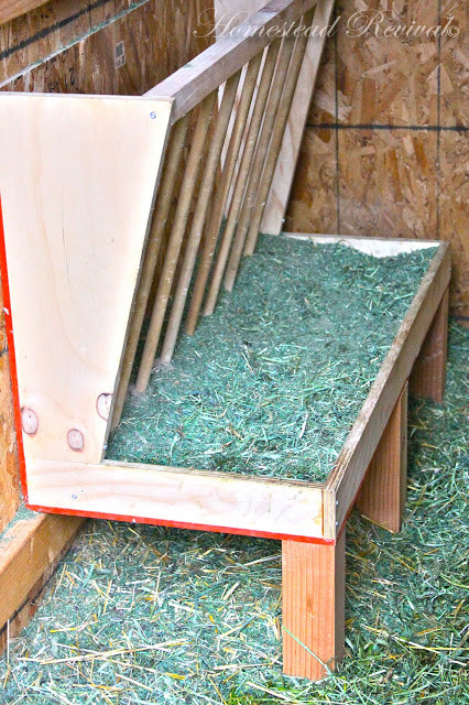 DIY Hay Rack
 Homestead Revival Feeders and Water for Goats