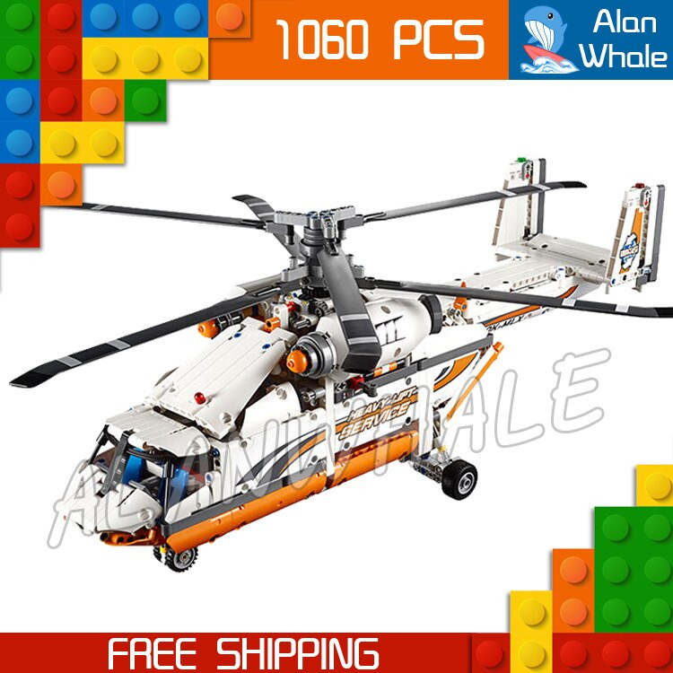 DIY Helicopter Kits
 1060pcs Techinic Remote Controlled Heavy Lift Helicopter