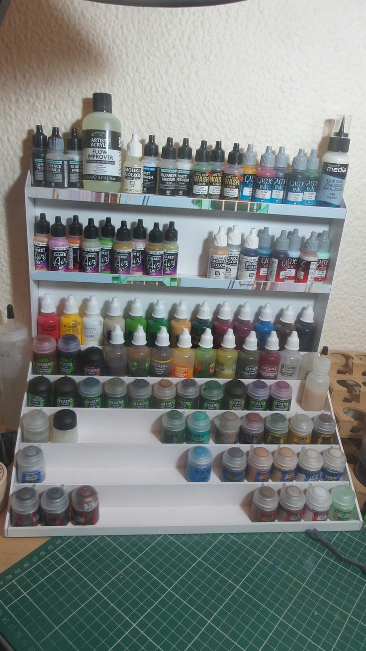 DIY Hobby Paint Rack
 1000 images about Model Makers Work Area on Pinterest
