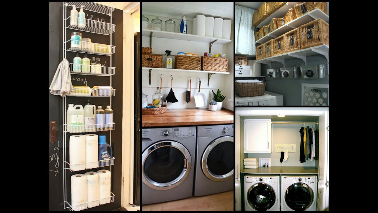 DIY Home Organizers
 Small Laundry Room Organization Tips DIY Home
