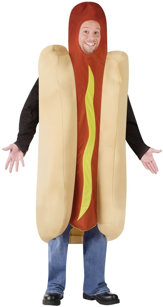DIY Hot Dog Costume
 Hot Dog Costume for Adults