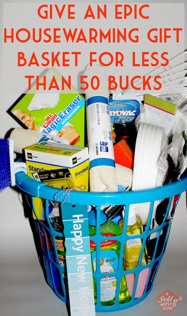 DIY Housewarming Gifts Ideas
 This housewarming t basket cost less than $50 to make