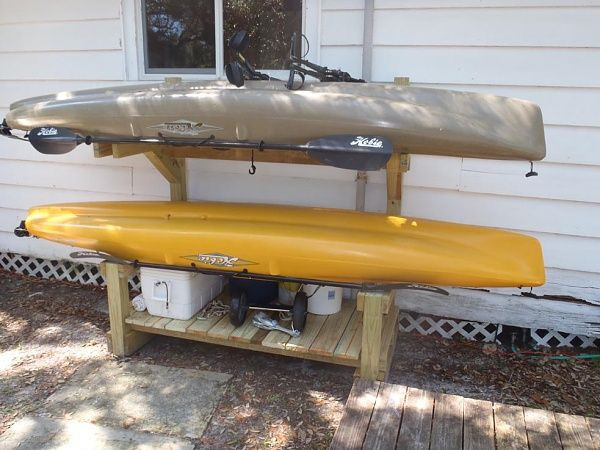 DIY Kayak Storage Rack Plans
 homemade kayak rack plans images