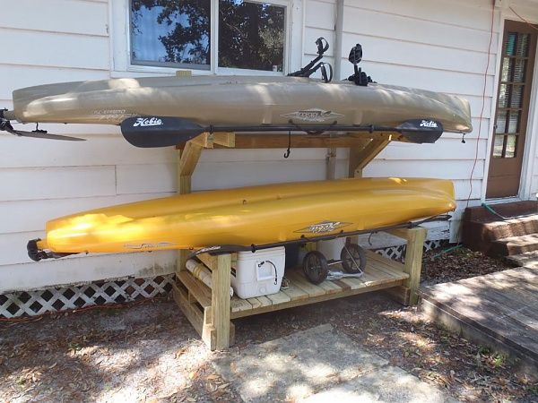 DIY Kayak Storage Rack Plans
 kayak storage kayak storage