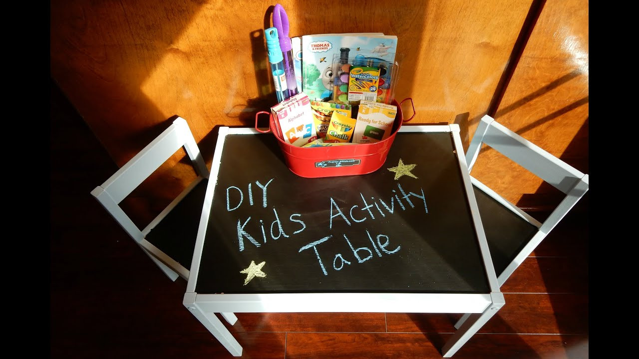 DIY Kids Activity Table
 DIY Kids Activity Table