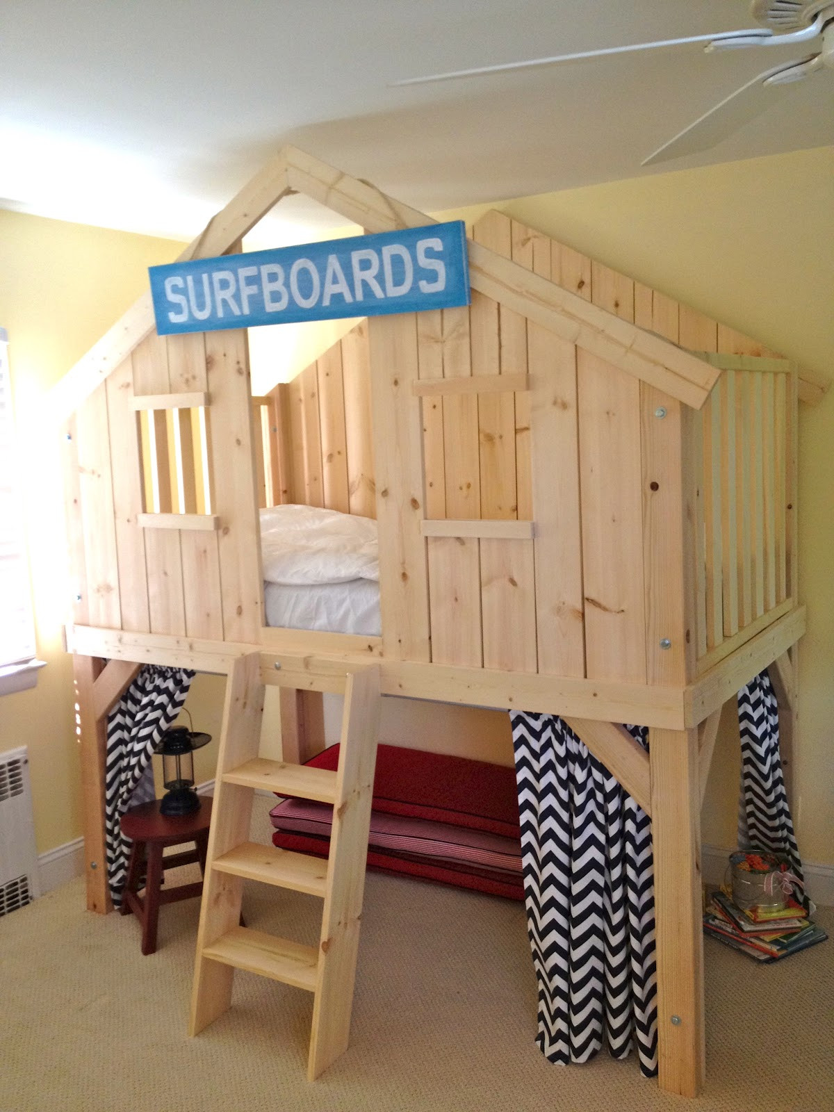 DIY Kids Bed
 That s My Letter DIY Clubhouse Bed for Kids
