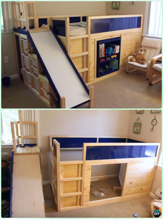 DIY Kids Bed Plans
 DIY Kids Bunk Bed Free Plans [Picture Instructions]