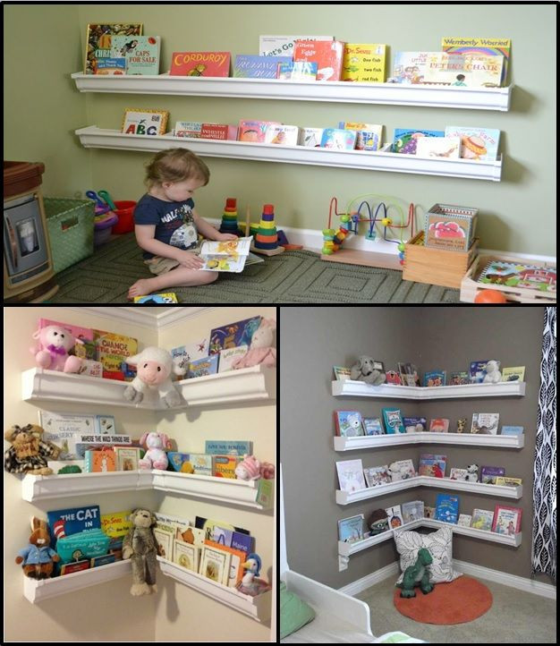DIY Kids Bookshelves
 Pin by Diana Lauzon on Baby Room