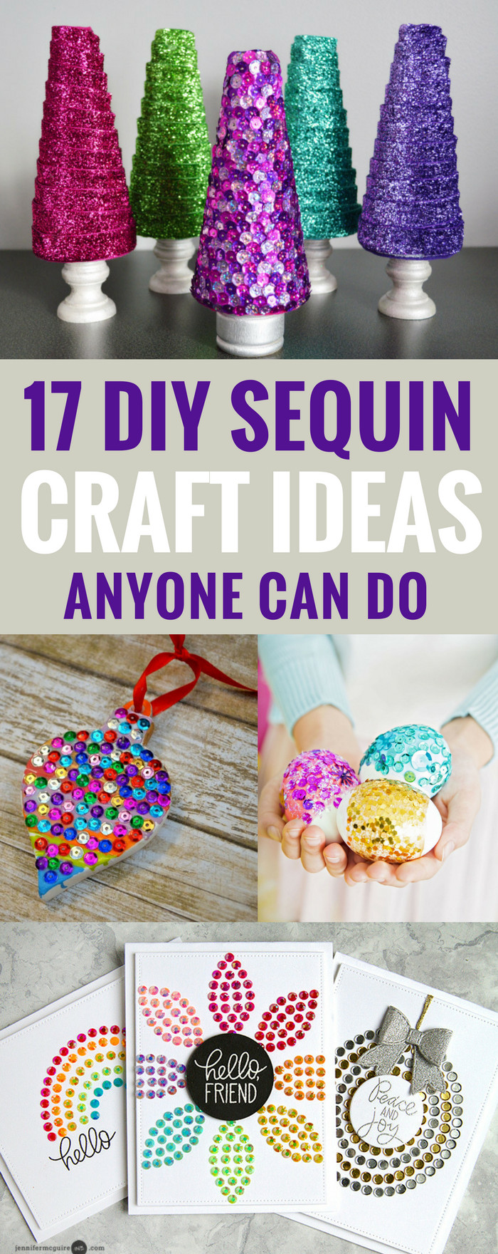 DIY Kids Crafts
 17 DIY Sequin Crafts Ideas Anyone Can Do