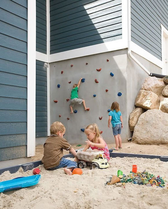 DIY Kids Rock Climbing Wall
 Awesome Outdoor DIY Projects for Kids