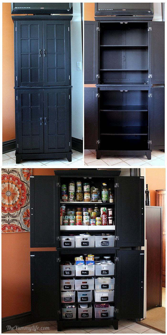 DIY Kitchen Organizers
 Instant DIY Pantry Cabinet An easy kitchen storage