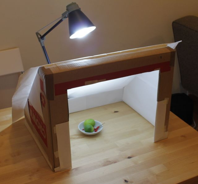 DIY Lightbox For Product Photography
 Simply Cooked Light Box for Staging Food graphy