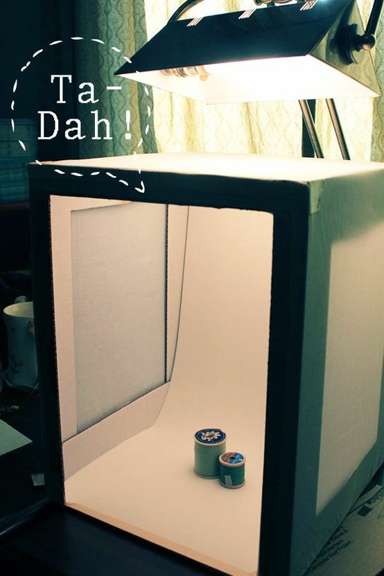 DIY Lightbox For Product Photography
 DIY Light Box