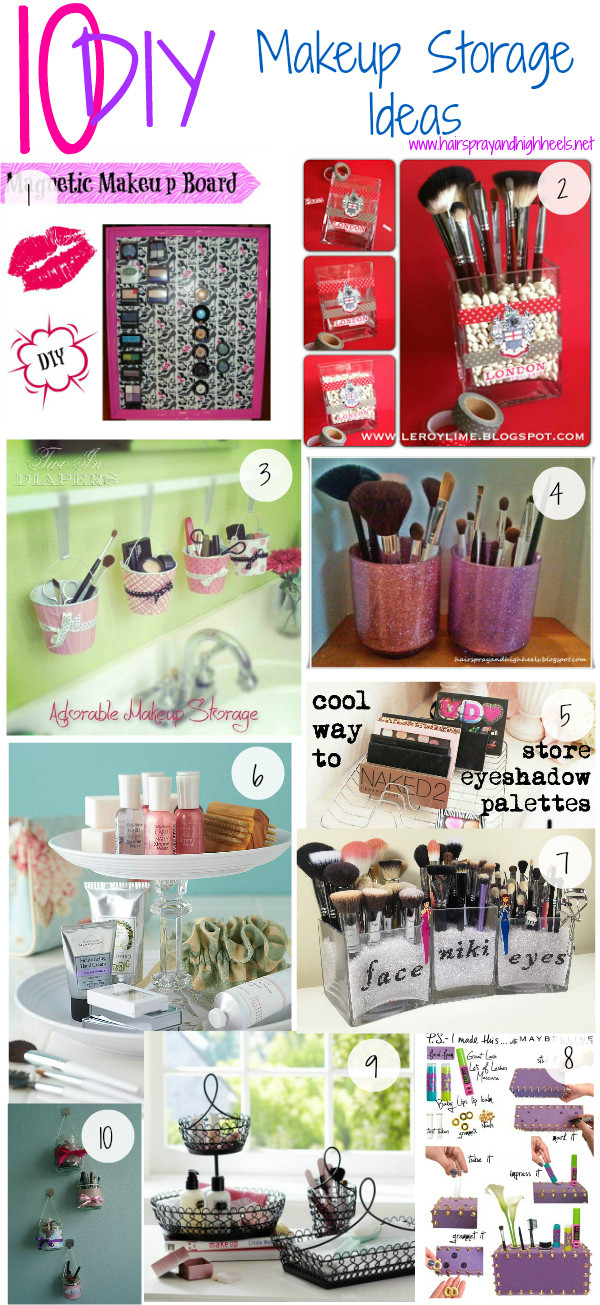 DIY Makeup Organizer Shoebox
 Top Ten Beauty Ideas 2013 Hairspray and Highheels