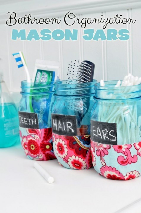 DIY Mason Jar Organizer
 25 Cute DIY Mason Jar Storage Ideas Space Saving Mason